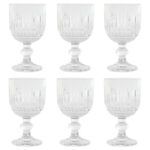 COPA SET 6 CRISTAL RAYADO