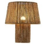 LAMPARA SOBREMESA YUTE METAL NATURAL