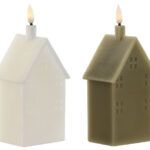 VELA LED CERA CASA BLANCO