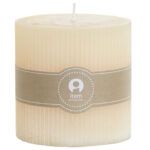 VELA CERA NATURAL CREMA