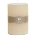 VELA CERA NATURAL CREMA
