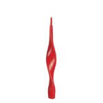 VELA ESPIRAL BRILLANTE ROJO GRANDE