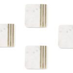 SET/4 POSAVASOS REY MÁRMOL