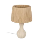 LÁMPARA MESA CREMA