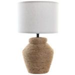LAMPARA SOBREMESA CUERDA DOLOMITE MARRON