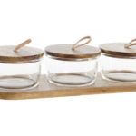 BOL SET 4 ACACIA CRISTAL 240ML MARRON