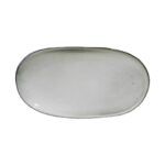 BANDEJA OVAL GRIS
