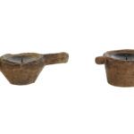 PORTAVELA MADERA ANTIGUO