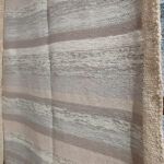 ALFOMBRA YUTE CUADRO GRIS 240X170