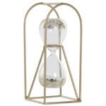 RELOJ DE ARENA HIERRO CRISTAL