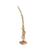 ESCULTURA MADERA TEKA