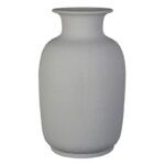 FLORERO BONGANI 30X50 CERÁMICA BLANCO MATE
