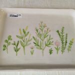 PLATO RECTANGULAR FLORES