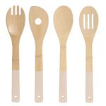 SET 4 UTENSILIO BAMBU BEIGE