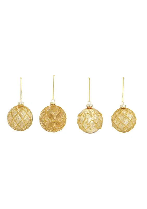 10030781_800x800 COLGADOR BOLA DORADO CRISTAL - Imagen 1