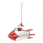 COLGADOR SANTA CLAUS COHETE CRISTAL