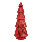 ARBOL DE NAVIDAD ROJO  GRANDE CRISTAL