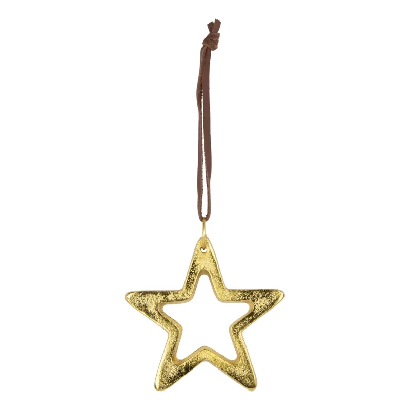 10061663_800x800 COLGADOR ESTRELLA METAL DORADO - Imagen 1