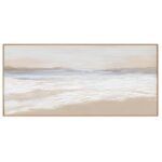 Cuadro abstracto playa Huahine 70 x 150