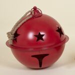 CASCABEL GIGANTE ROJO METAL