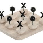 JUEGO DE MESA MARMOL METAL