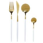 CUBERTERIA SET 16 INOX DORADO
