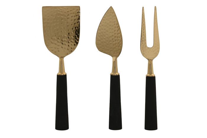 PC-201819 CUCHILLO SET 3 INOX RESINA /QUESO DORADO - Imagen 1