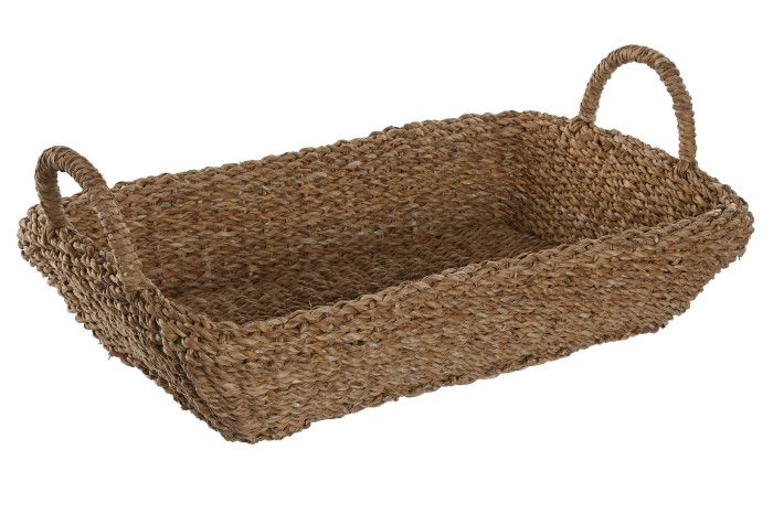 BD-214679 BANDEJA SEAGRASS YUTE 54X35X22 NATURAL - Imagen 1