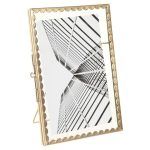 MARCO FOTO 13X18 METAL CRISTAL 16X1X21 DORADO