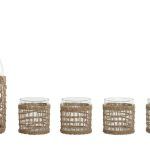 BOTELLA SET 5 CRISTAL 1L/240ML