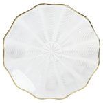 PLATO CRISTAL RELIEVE TRANSPARENTE