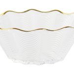 BOL CRISTAL 14,5X14,5X6 RELIEVE TRANSPARENTE