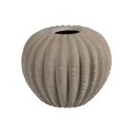 JARRÓN GRIS OSCURO CERÁMICA DECORACIÓN