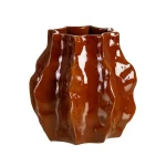 JARRÓN BRILLO TERRACOTA CERÁMICA