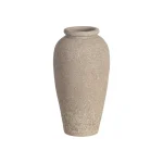 JARRÓN CREMA CERÁMICA DECORACIÓN