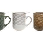 MUG INFUSIONES GRES 360ML 3 SURT.