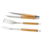 SET 3 UTENSILIOS BBQ ACACIA 43CM
