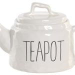 TETERA PORCELANA 22X13X12.6 600ML BLANCO