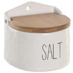 SALERO PORCELANA BAMBÚ 12X11X11 BLANCO