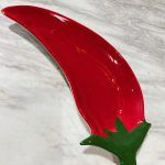 PLATO GUINDILLA ROJA 21X10
