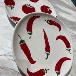 PLATO TOMATE/GUINDILLA 20.5CM