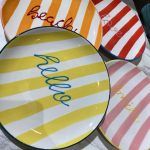 PLATO RAYAS SURT 22CM