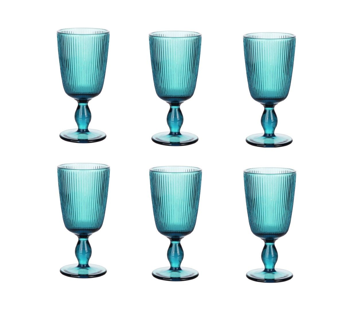 PC-227669 COPA SET 6 CRISTAL 8X8X17 285ML. RAYADO - Imagen 1