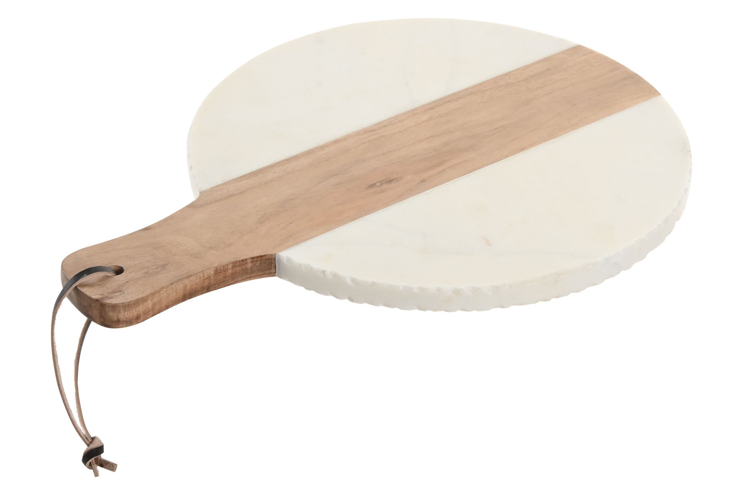 PC-221617 TABLA CORTAR MÁRMOL ACACIA 41X31X2 BLANCO - Imagen 1