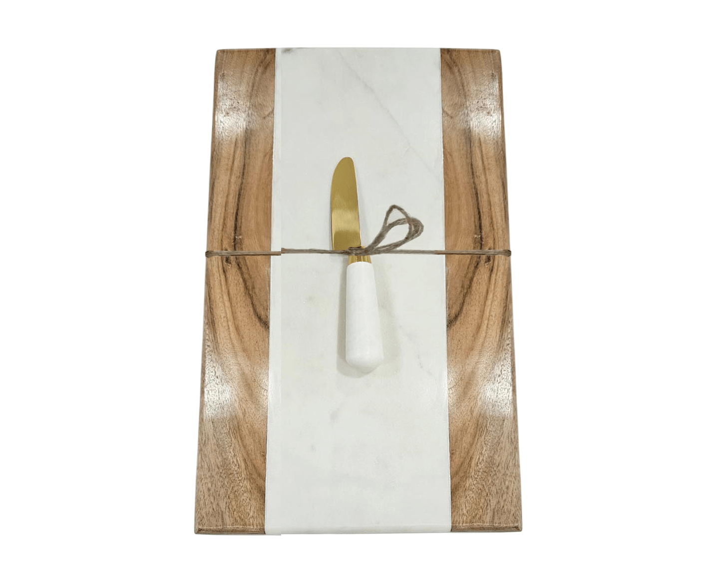 PC-221618 TABLA CORTAR SET 2 MÁRMOL ACACIA 38X23X2 - Imagen 1