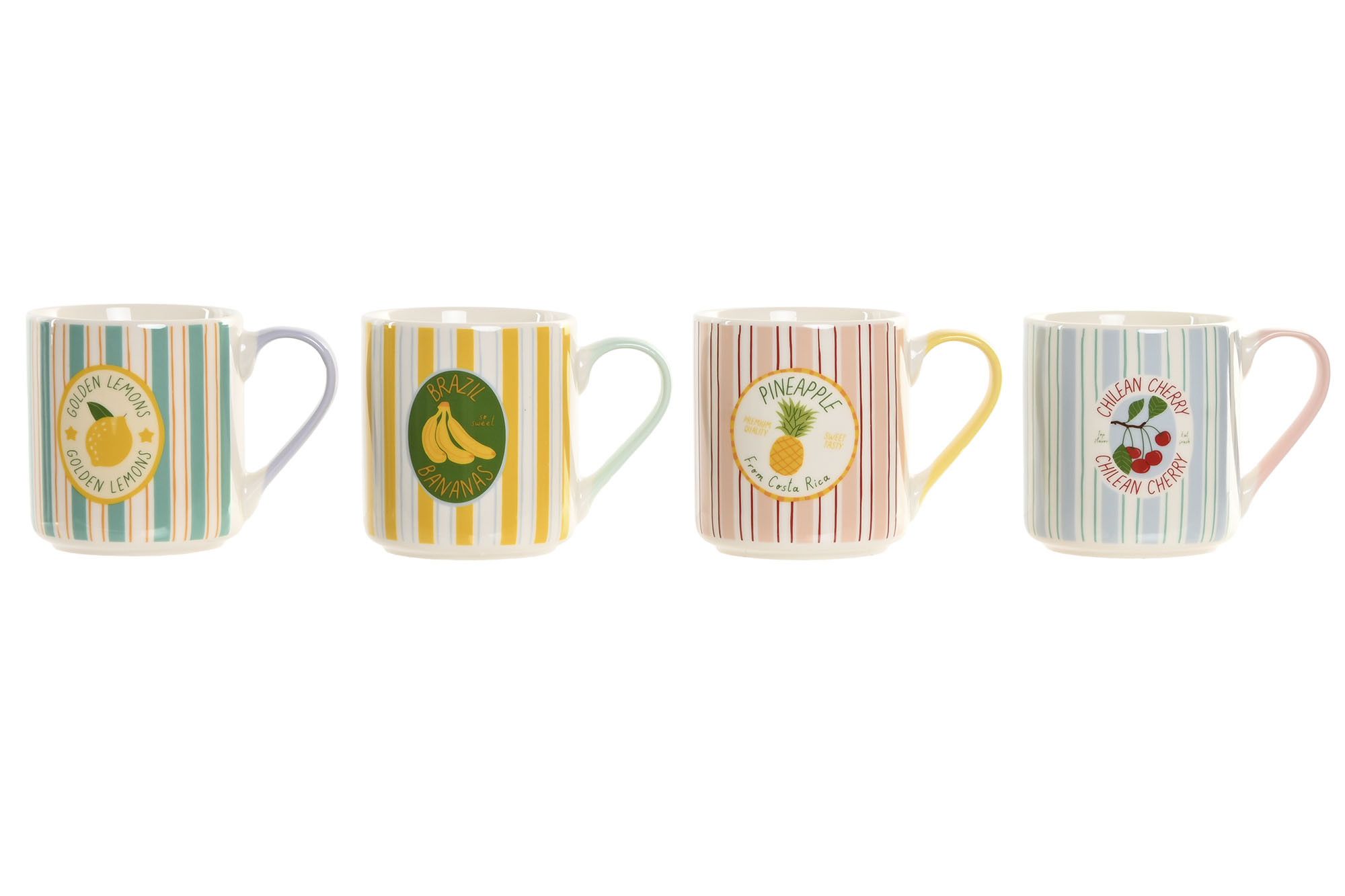 PC-223141 MUG PORCELANA FRUTA 12X8.5X9.6 - Imagen 1