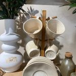 CAFE SET 6 GRES ACACIA 20X17X35 150ML. BEIGE