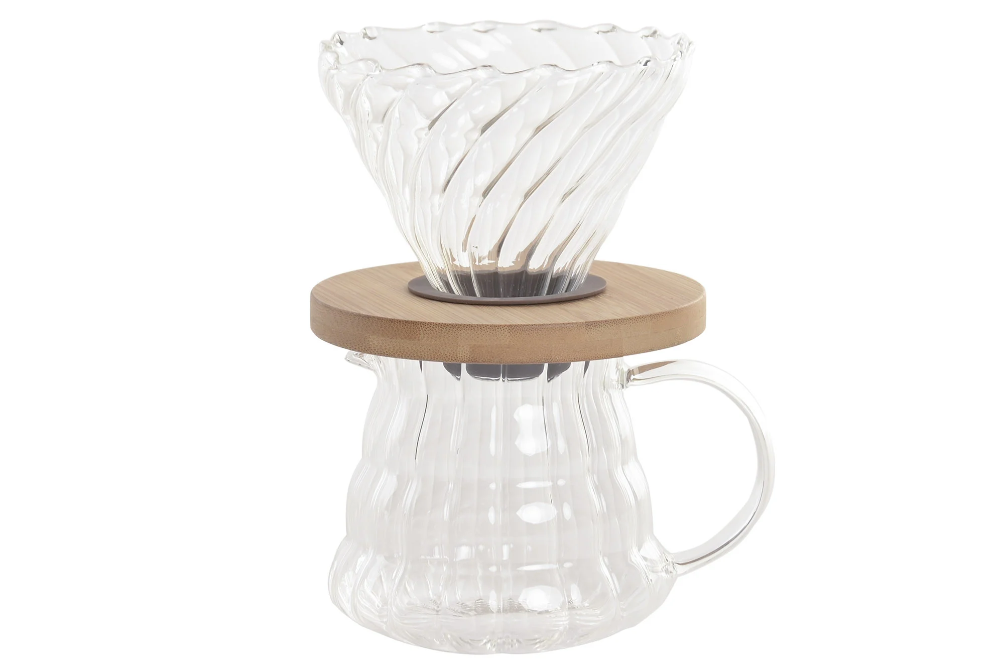 PC-227698 CAFETRA BOROSILICATO BAMBU ELIOR - Imagen 1